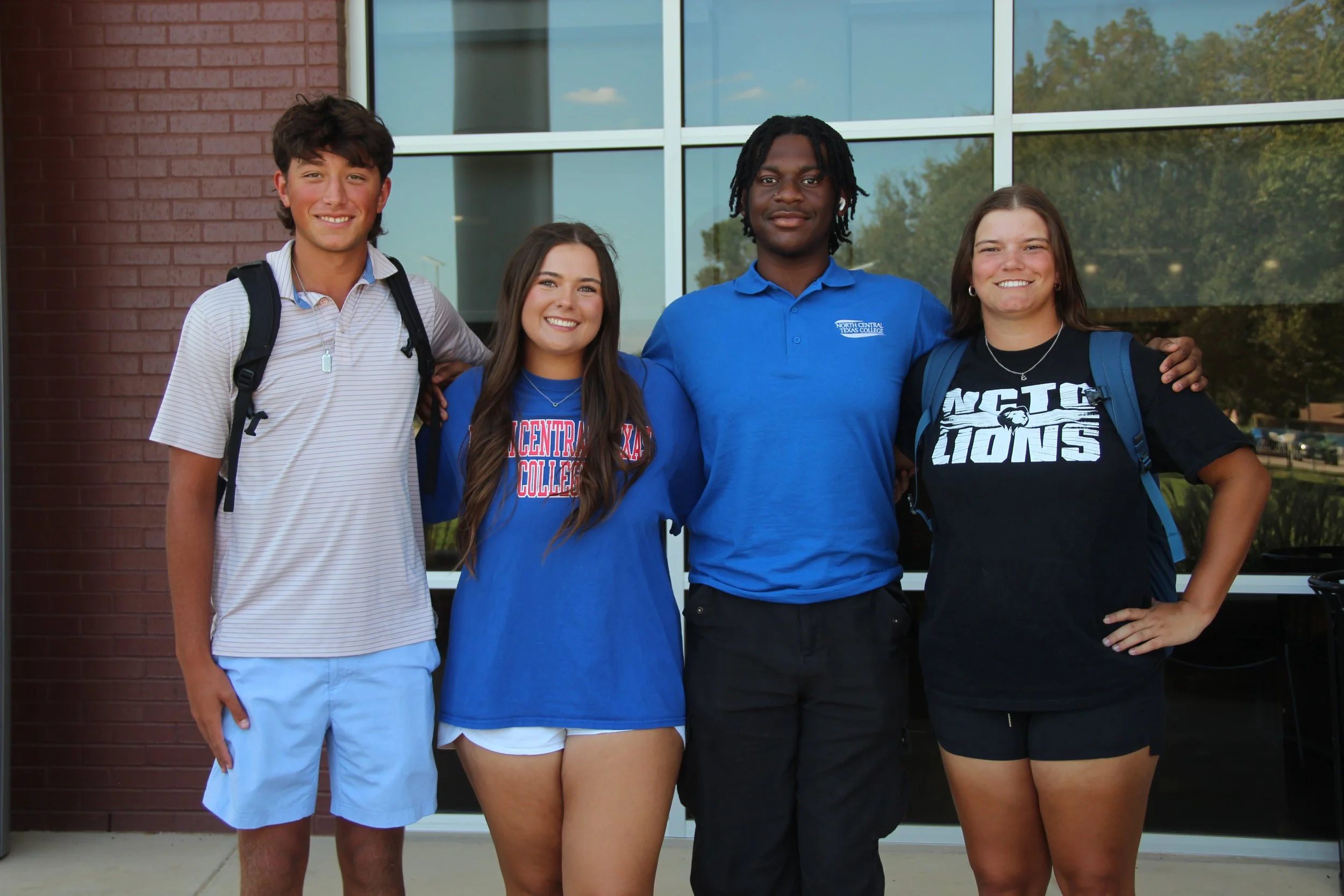 Students at student union